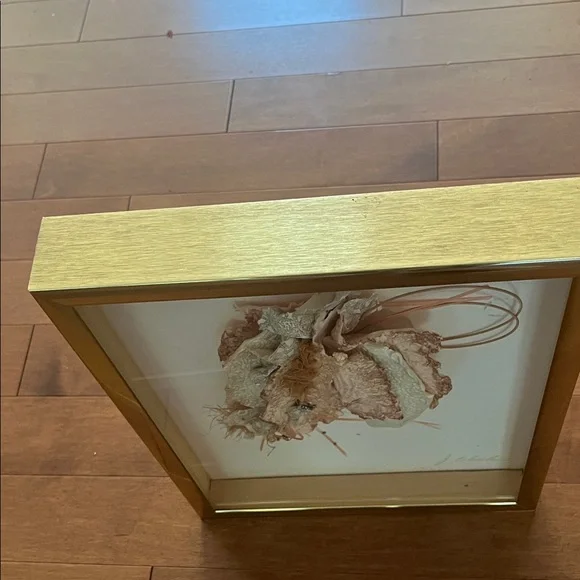 Mixed Media Shadow Box Abstract Art